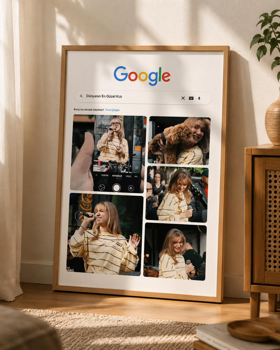 Google Arama Poster & Tablo