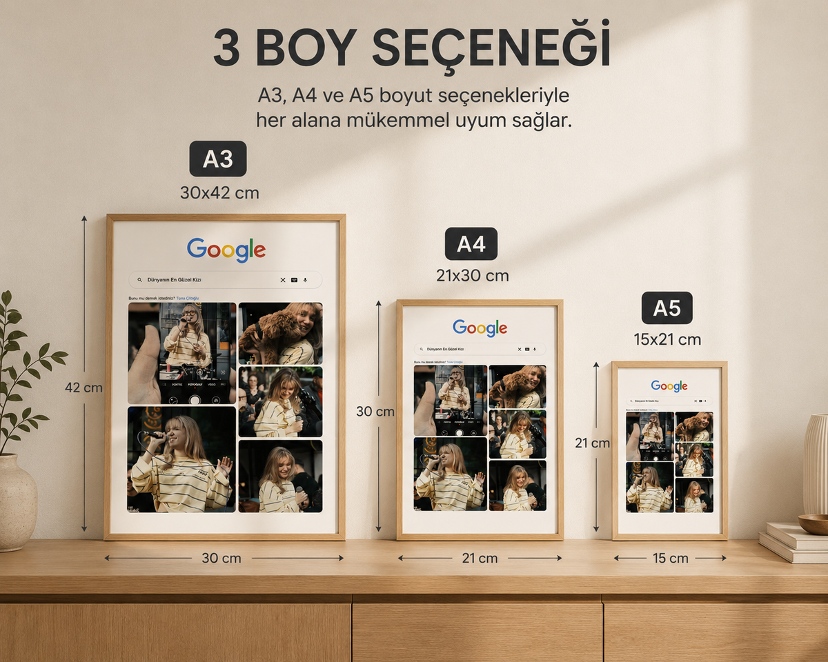 Google Arama Poster & Tablo